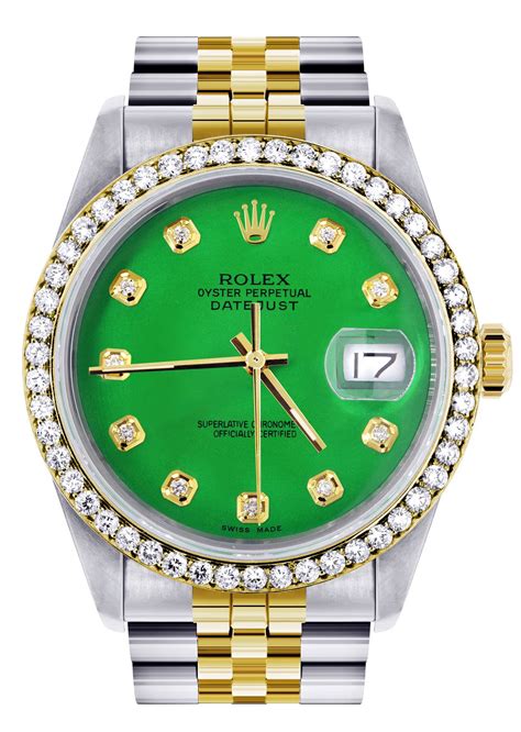 green face ladies rolex|Rolex green dial watch price.